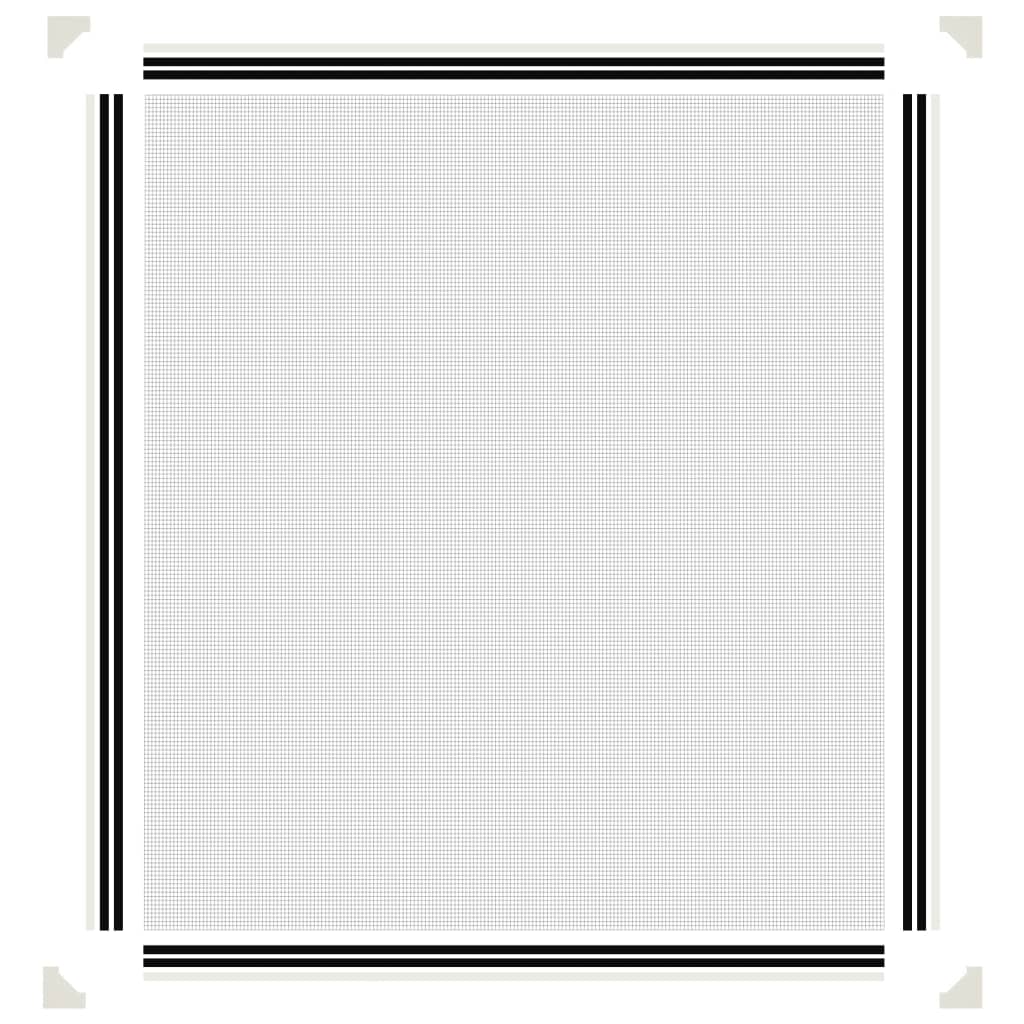 Magnetic insect screen for windows white 120x140 cm