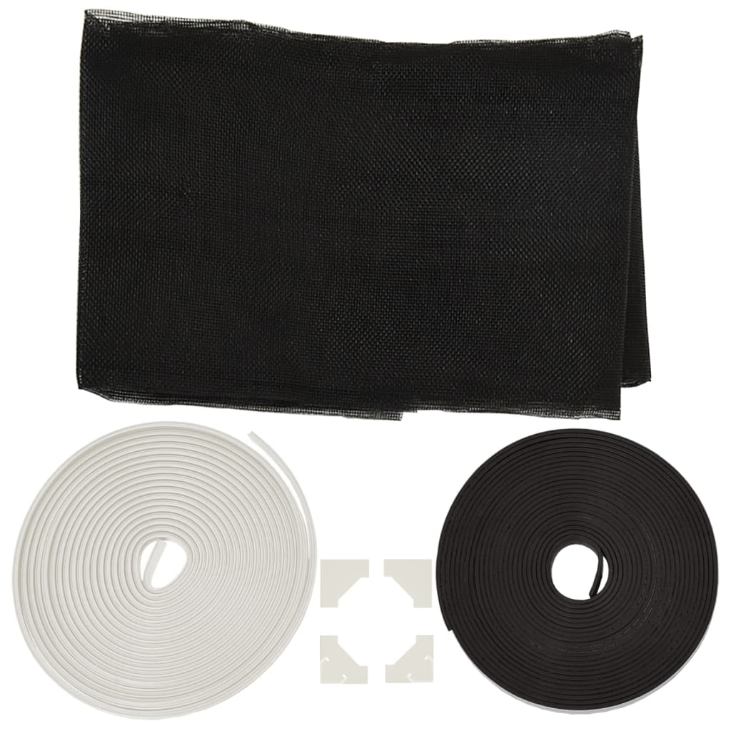 Magnetic Fly Screen for Windows White 130x150 cm