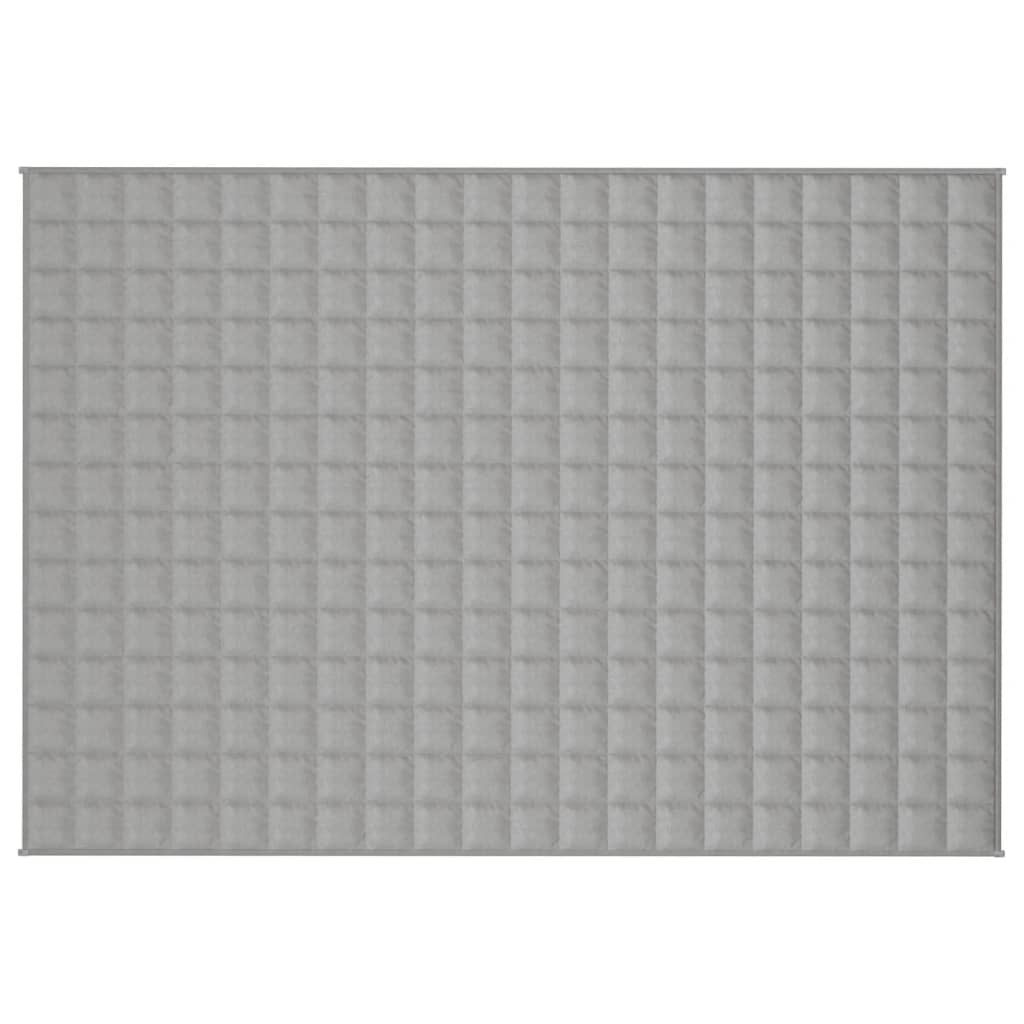 Couverture lestée grise 137x200 cm 6 kg tissu