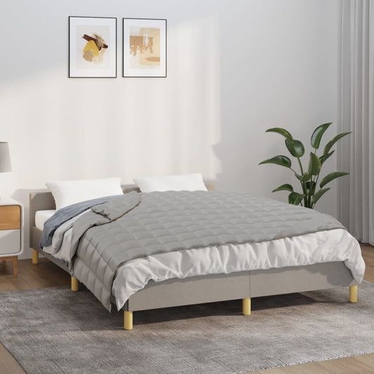 Weighted Blanket Grey 140x200 cm 6 kg Fabric