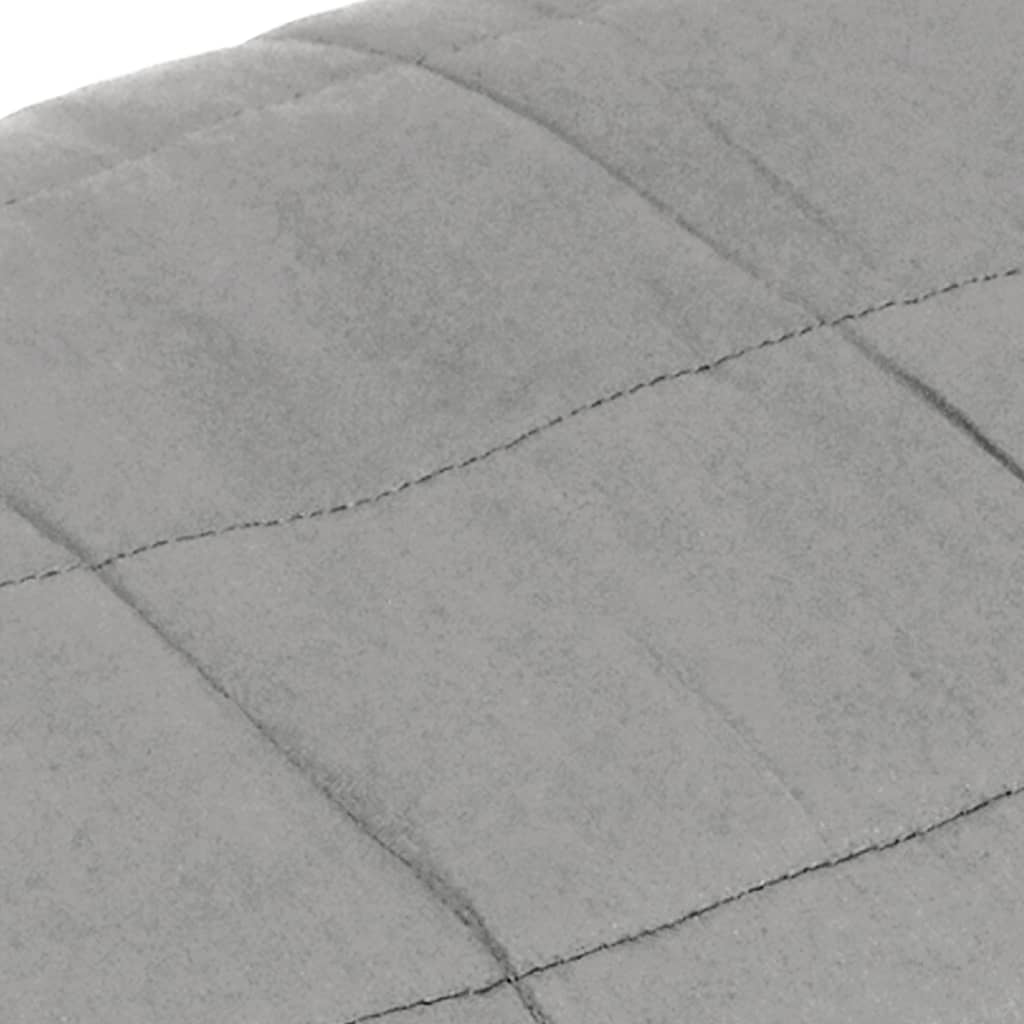 Weighted Blanket Grey 135x200 cm 10 kg Fabric