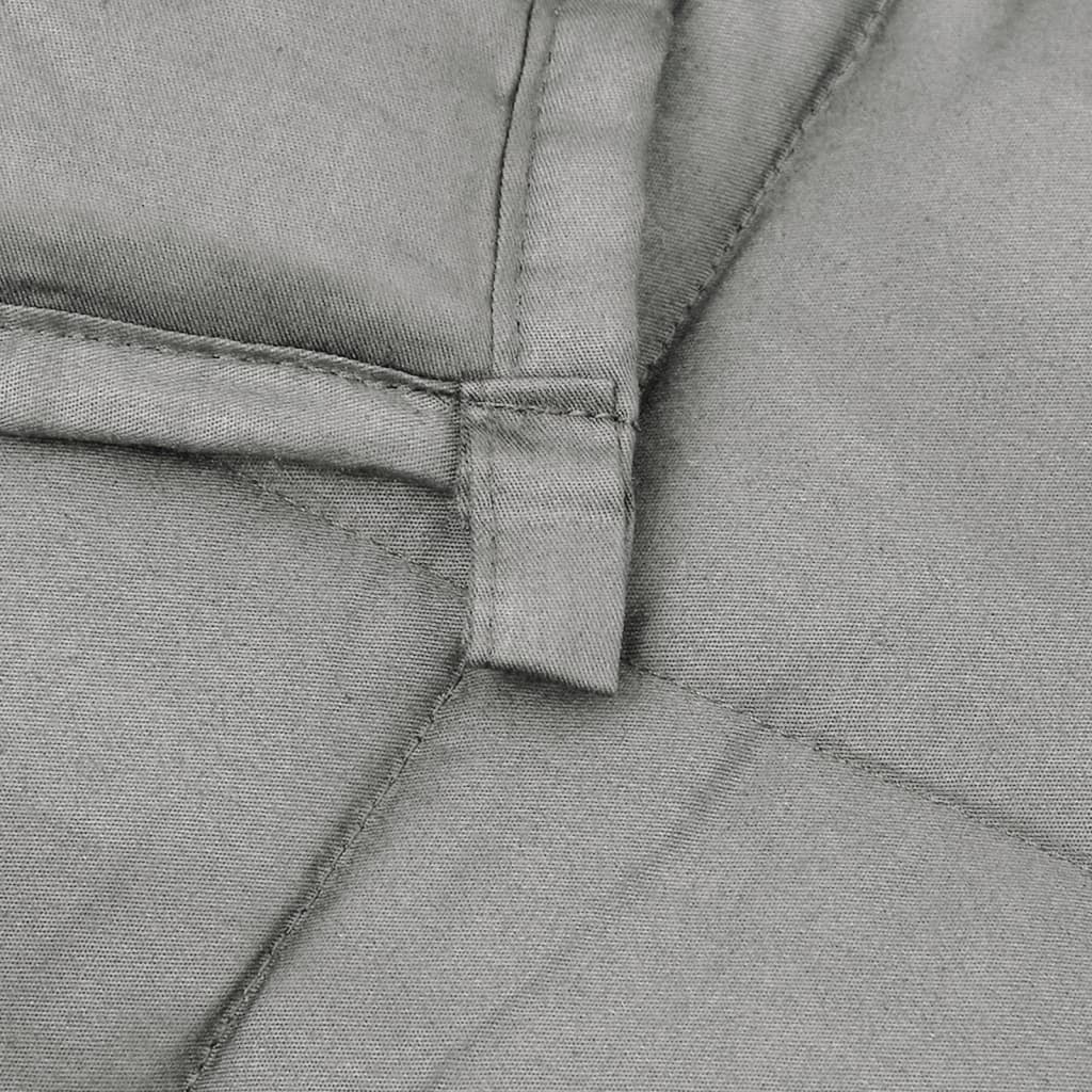 Weighted Blanket Grey 135x200 cm 10 kg Fabric