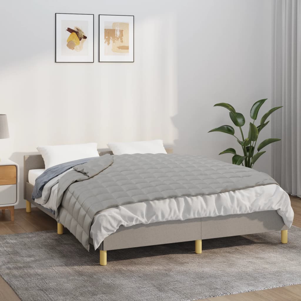 Weighted Blanket Grey 135x200 cm 10 kg Fabric