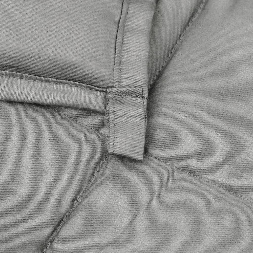 Weighted Blanket Grey 137x200 cm 10 kg Fabric