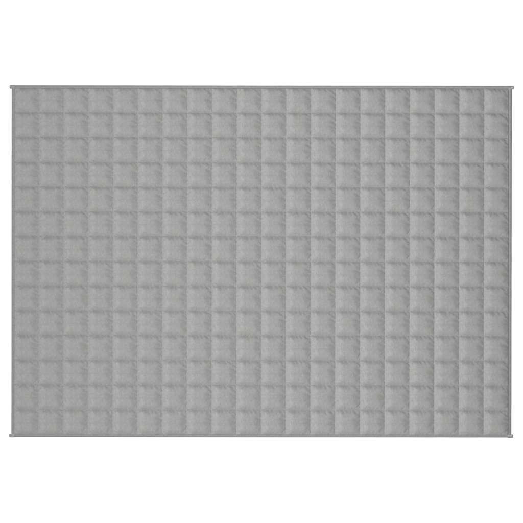 Couverture lestée grise 140x200 cm 10 kg Tissu