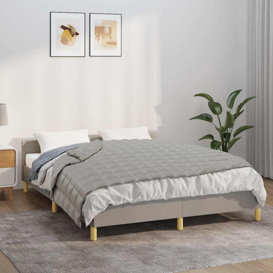 Weighted Blanket Grey 140x200 cm 10 kg Fabric