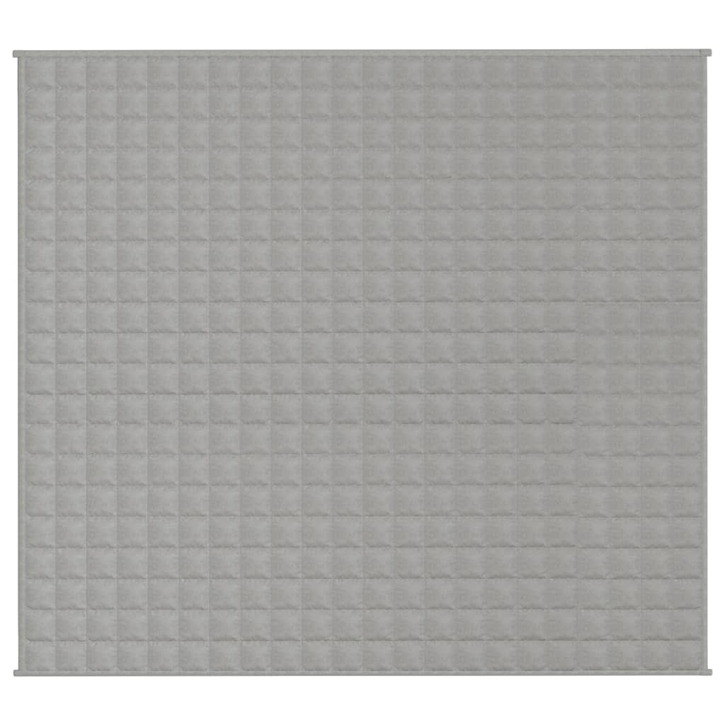 Couverture lestée grise 200x230 cm 13 kg Tissu