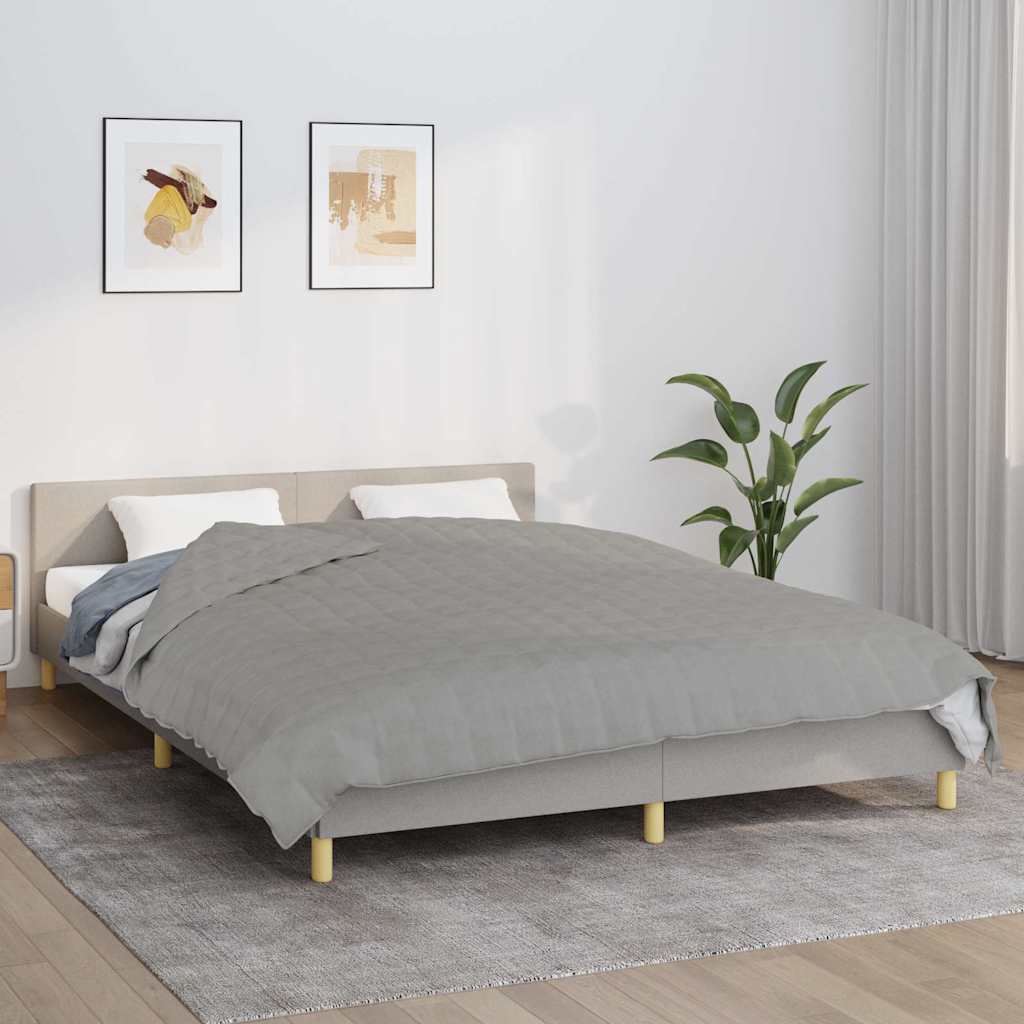 Weighted Blanket Grey 220x240 cm 15 kg Fabric