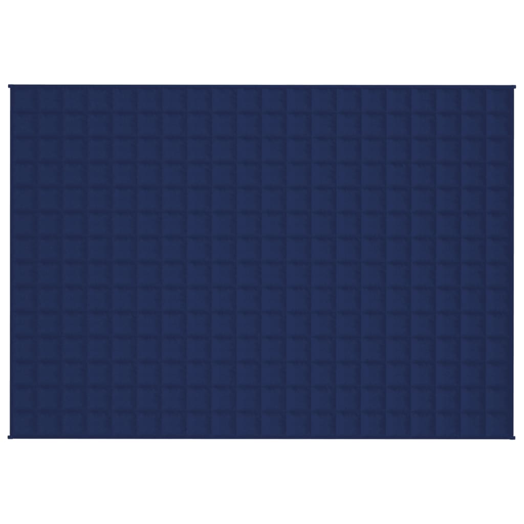 Couverture lestée bleue 140x200 cm 6 kg Tissu