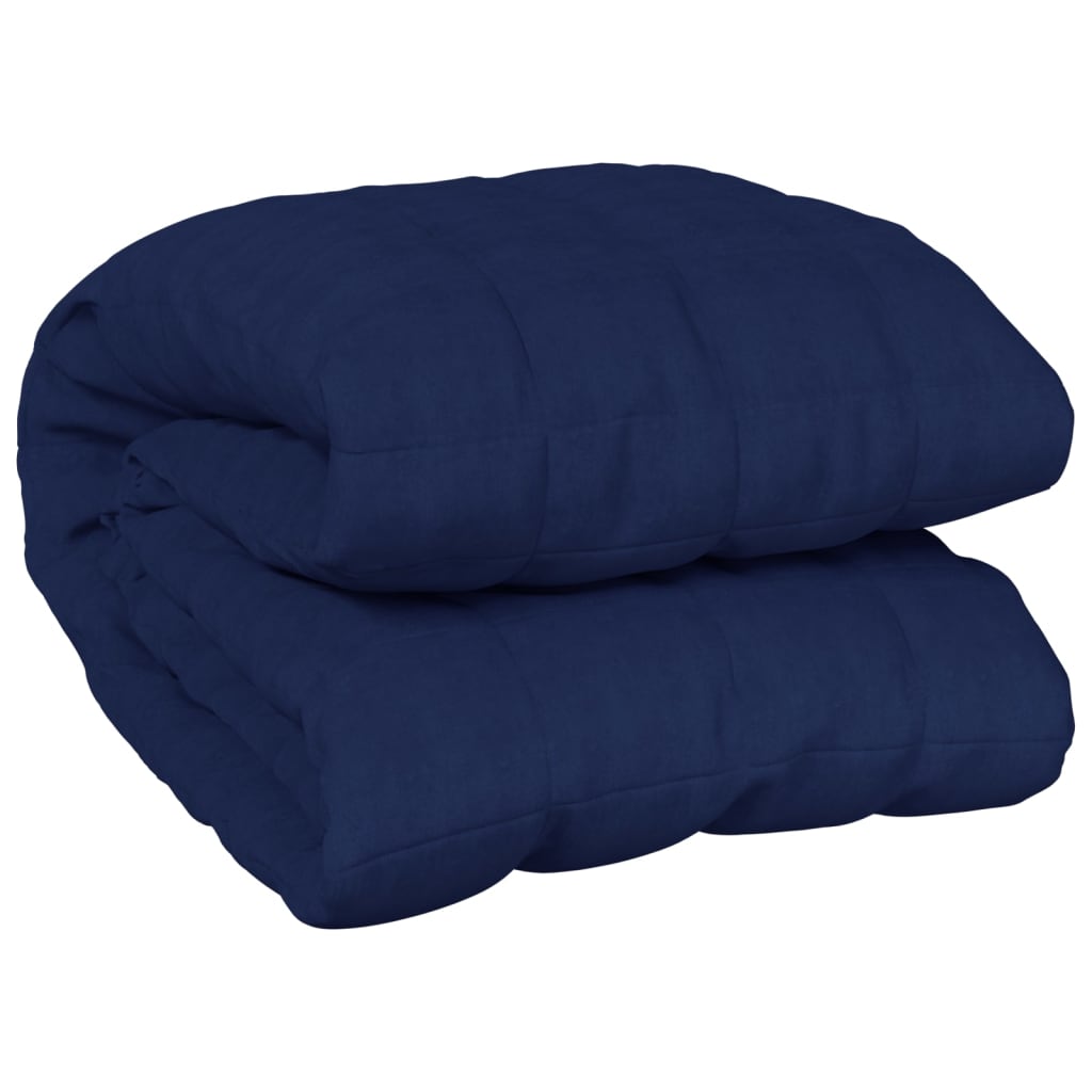 Weighted Blanket Blue 140x200 cm 10 kg Fabric