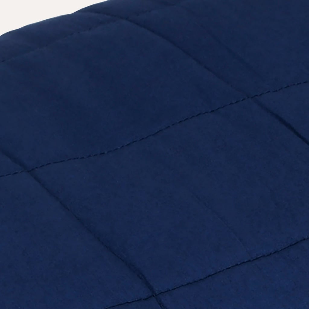Weighted Blanket Blue 140x200 cm 10 kg Fabric