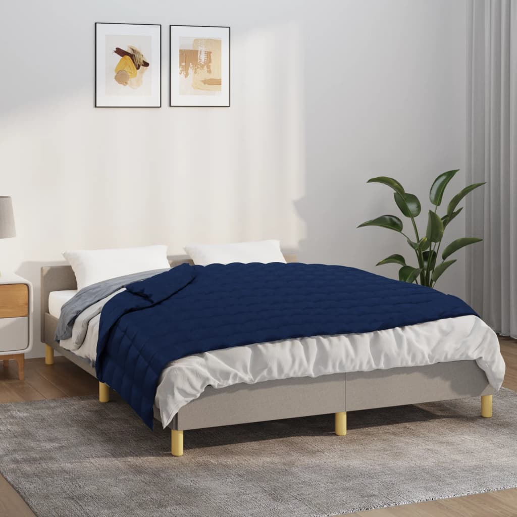 Weighted Blanket Blue 140x200 cm 10 kg Fabric