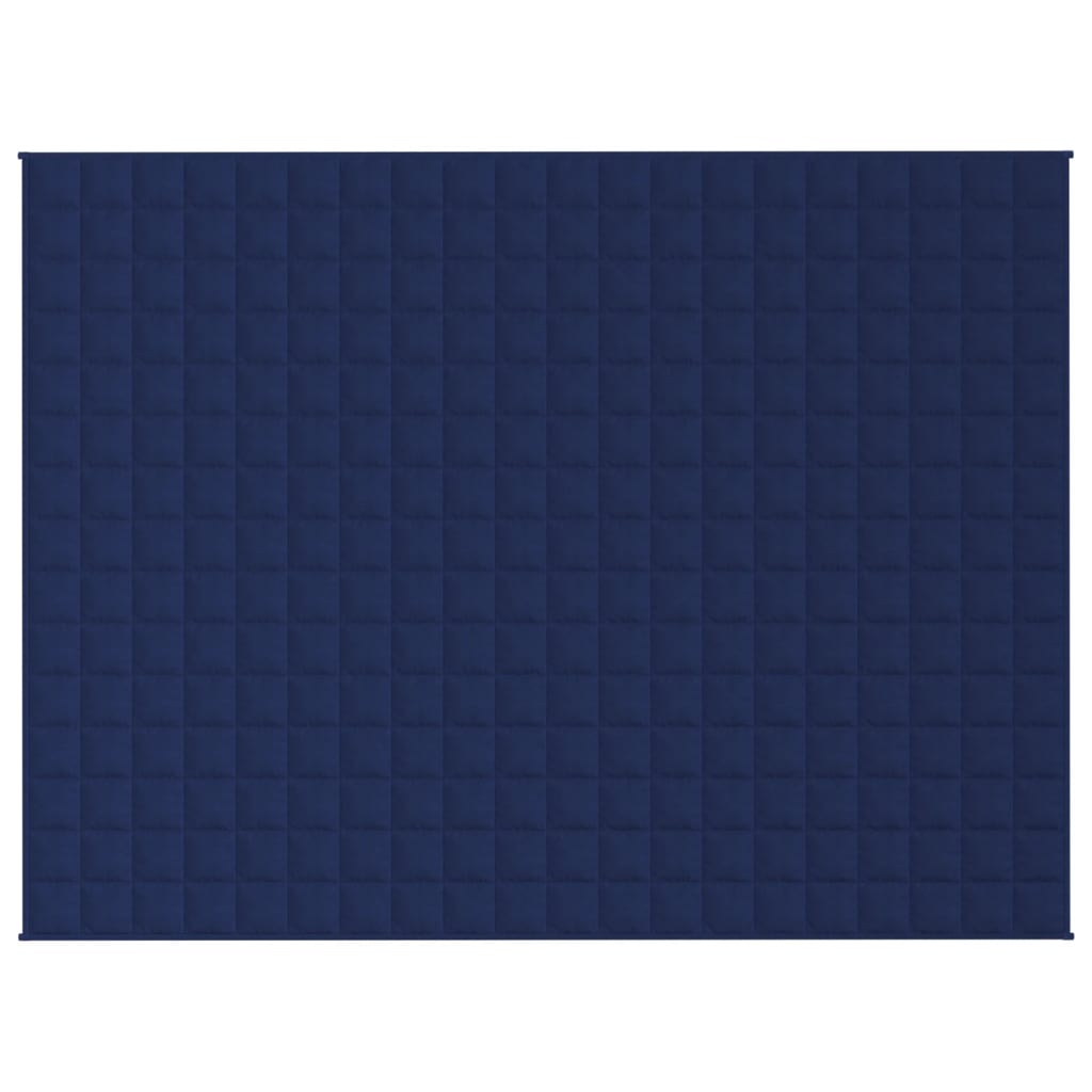 Couverture lestée bleue 152x203 cm 7 kg Tissu