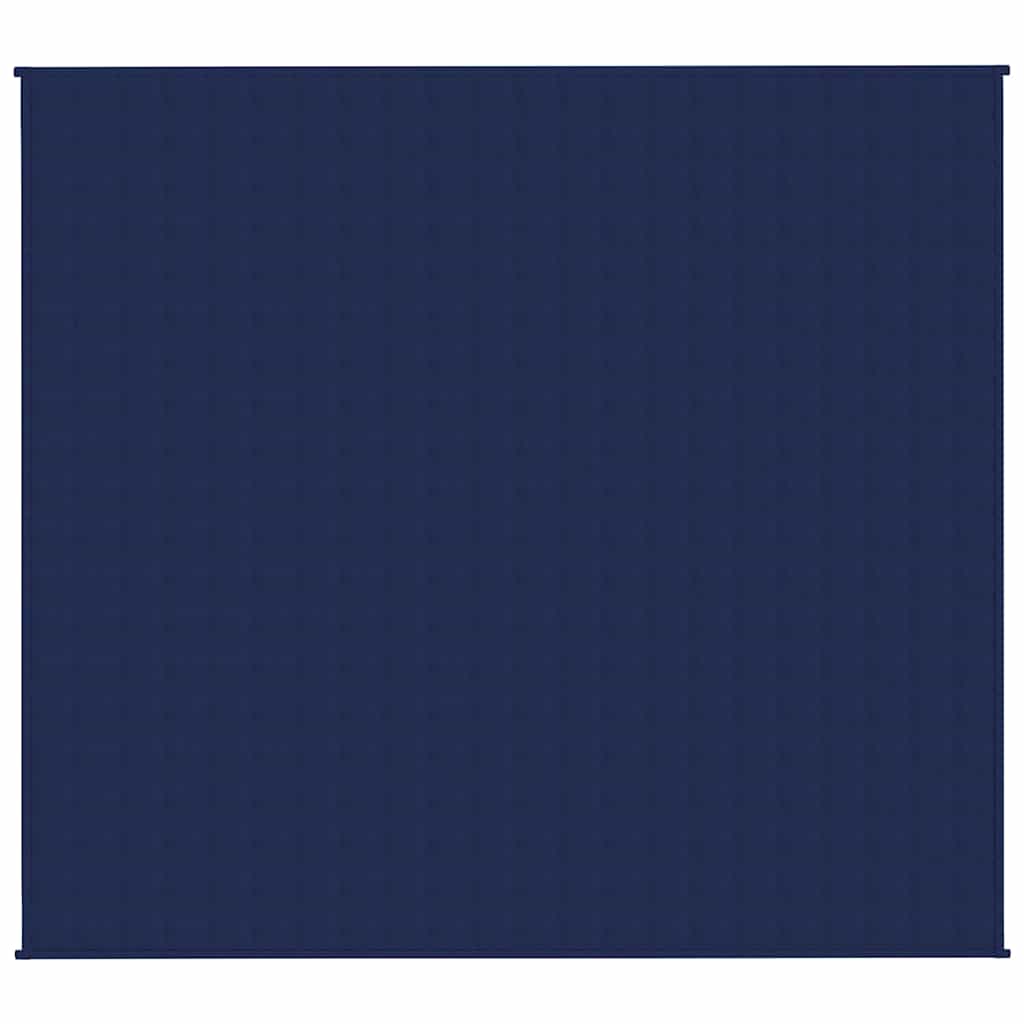 Couverture lestée bleue 200x220 cm 9 kg Tissu