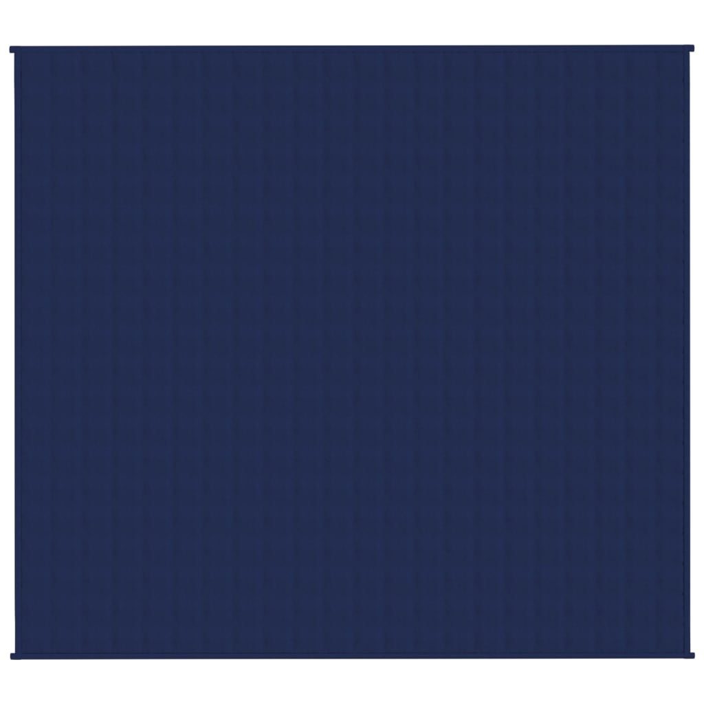 Couverture lestée bleue 200x230 cm 9 kg Tissu
