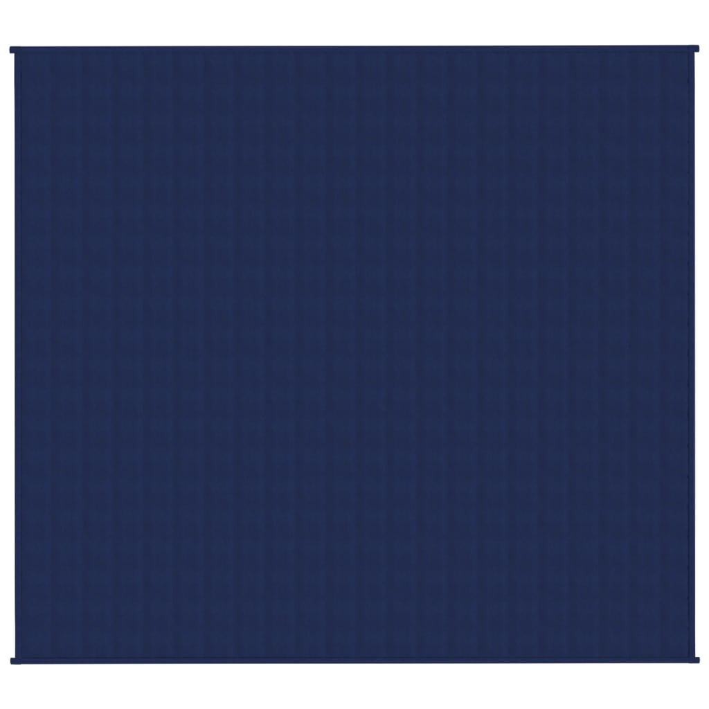Couverture lestée bleue 200x230 cm 13 kg Tissu