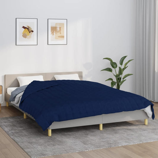 Weighted Blanket Blue 220x230 cm 11 kg Fabric