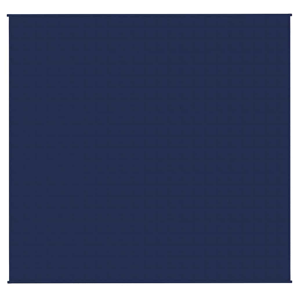 Couverture lestée bleue 220x240 cm 11 kg Tissu