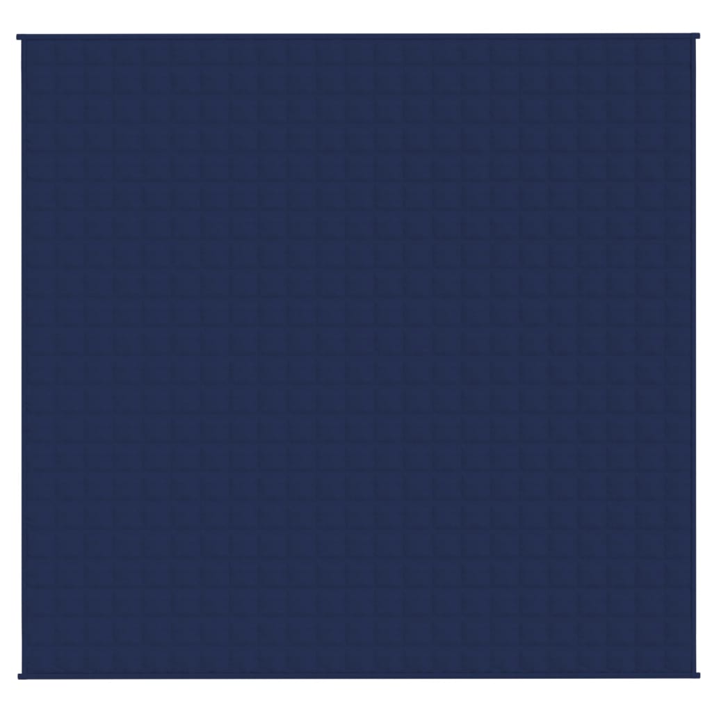 Couverture lestée bleue 220x230 cm 15 kg tissu