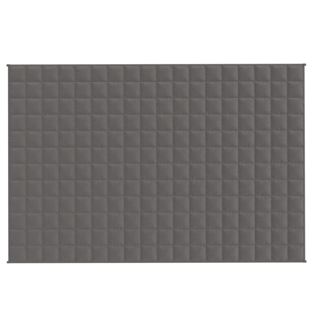 Couverture lestée grise 122x183 cm 9 kg Tissu