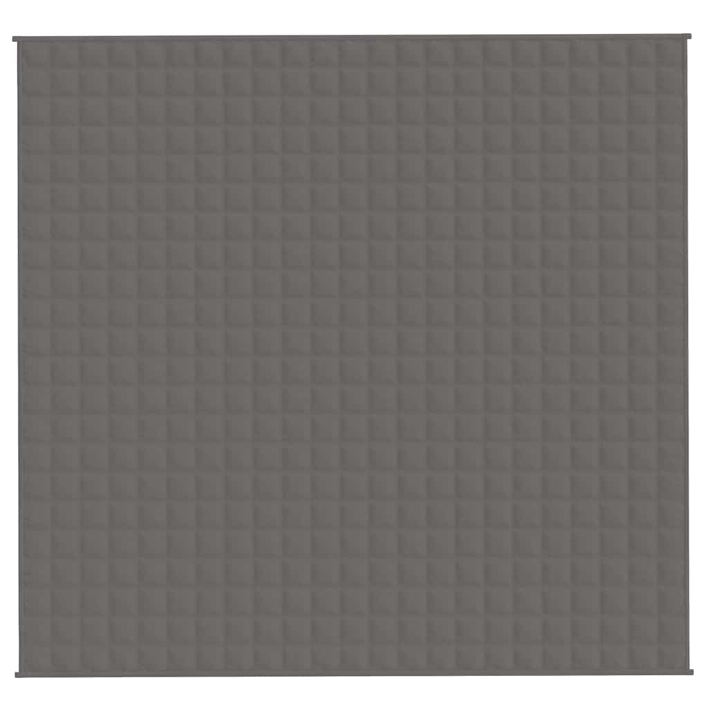 Couverture lestée grise 220x240 cm 11 kg Tissu