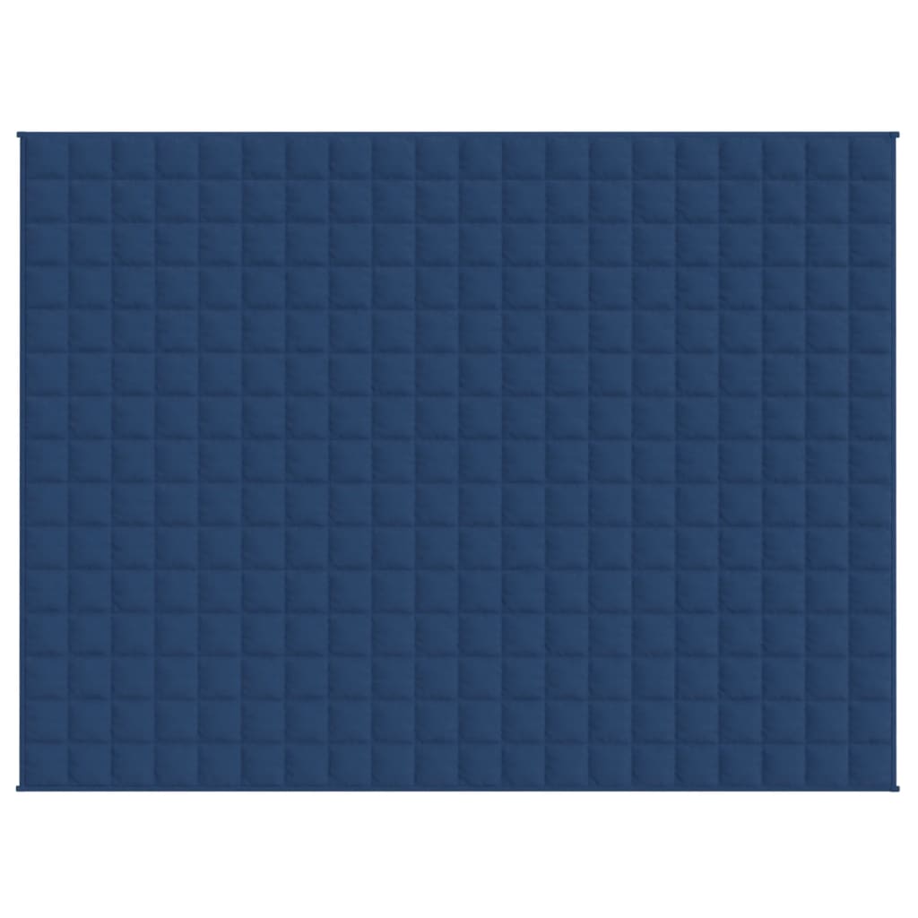 Couverture lestée bleue 152x203 cm 11 kg Tissu