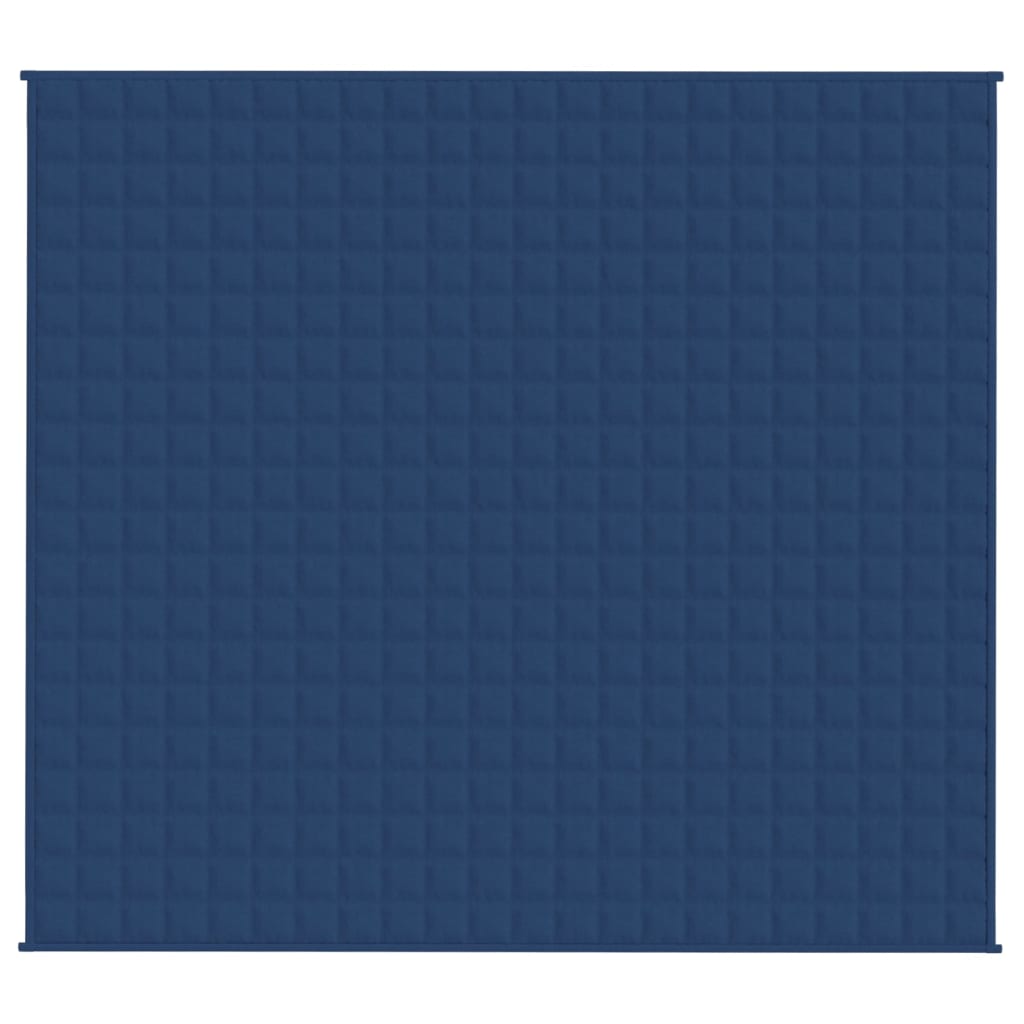 Couverture lestée bleue 200x230 cm 13 kg Tissu