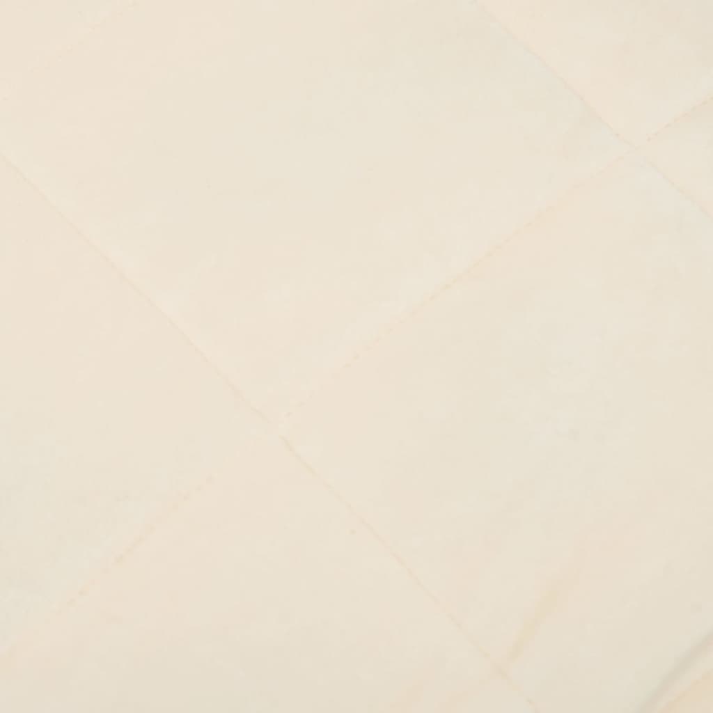 Weighted Blanket Light Cream 135x200 cm 6 kg Fabric