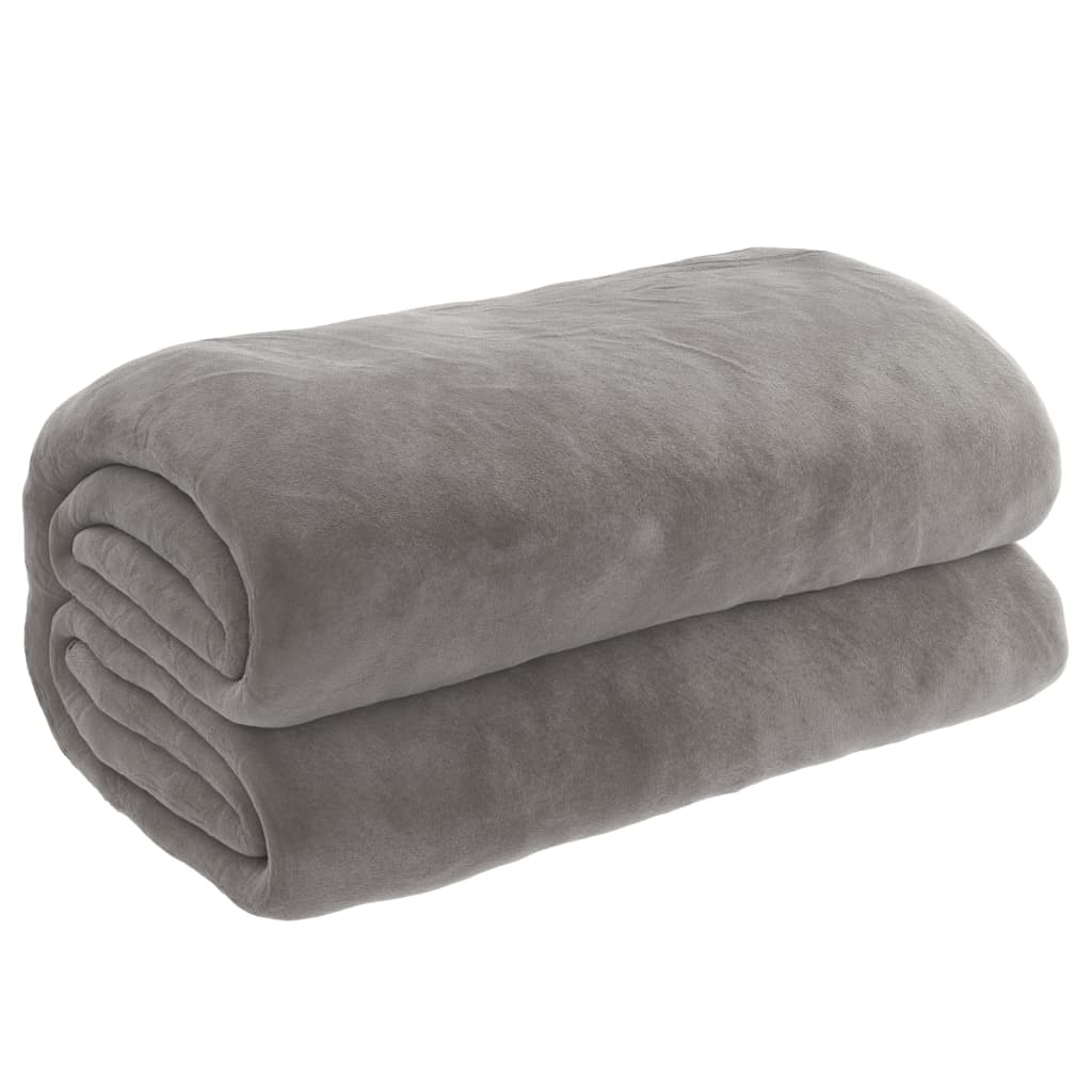 Weighted Blanket with Grey Cover 152x203 cm 11 kg Fabric