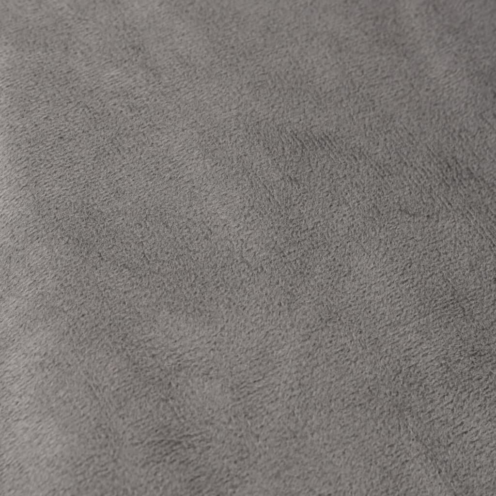 Weighted Blanket with Grey Cover 200x220 cm 9 kg Fabric