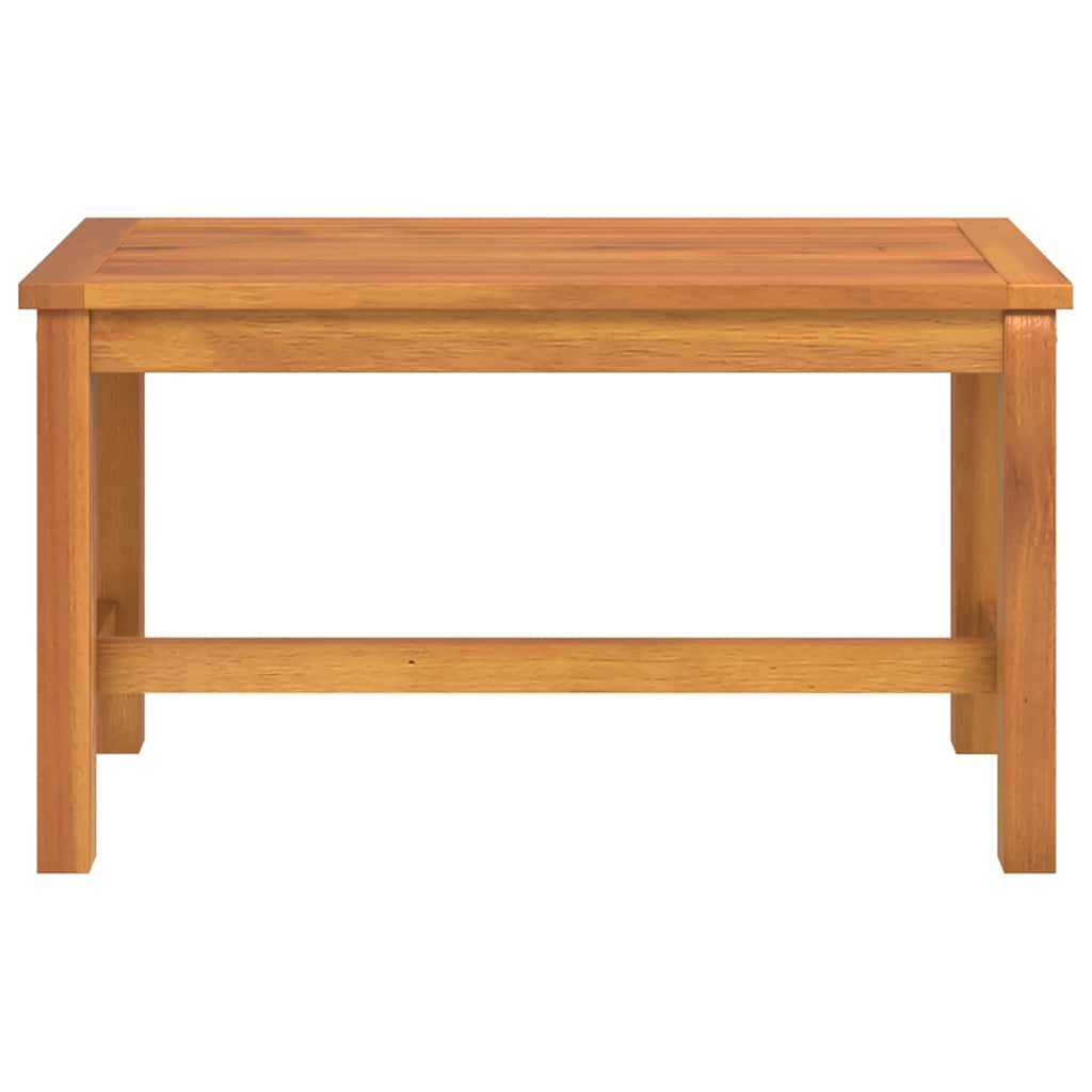 Gartenbank 80x35x45 cm Massivholz Akazie