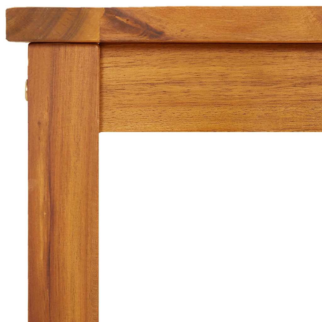 Gartenbank 80x35x45 cm Massivholz Akazie