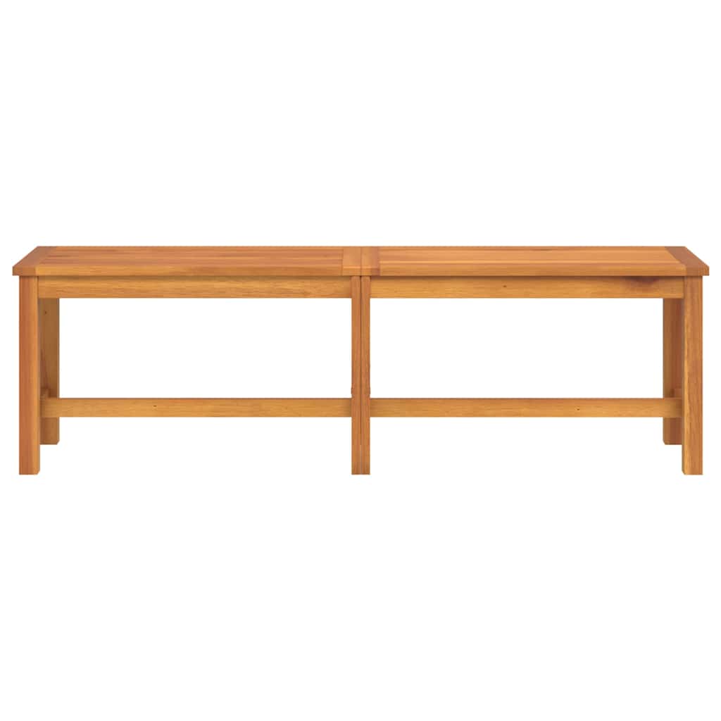 Gartenbank 150x35x45 cm Massivholz Akazie