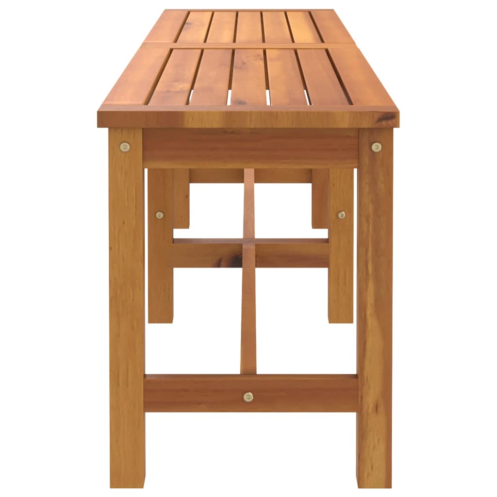 Gartenbank 150x35x45 cm Massivholz Akazie