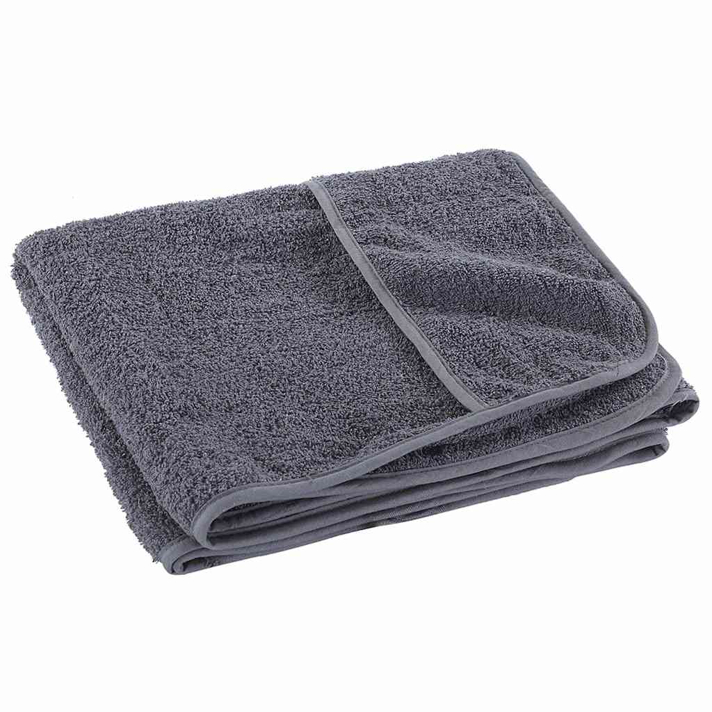 Beach towels 2 pcs. Anthracite 60x135 cm Fabric 400 GSM