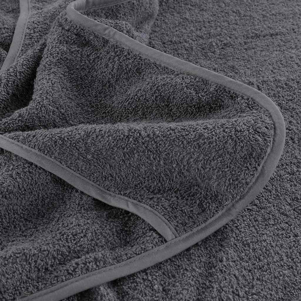 Beach towels 2 pcs. Anthracite 60x135 cm Fabric 400 GSM
