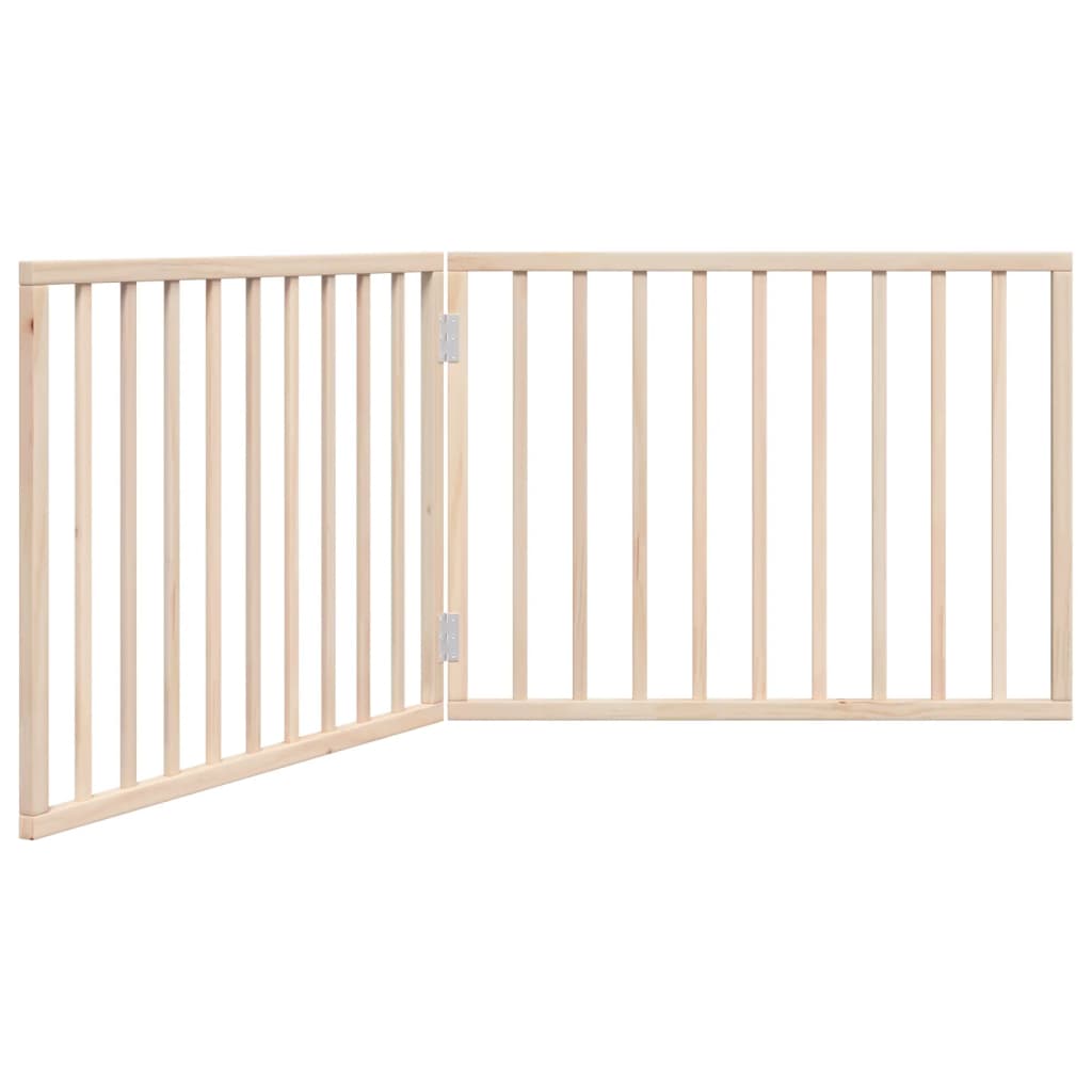 Hundegitter Faltbar 2 Paneele 160 cm Pappelholz