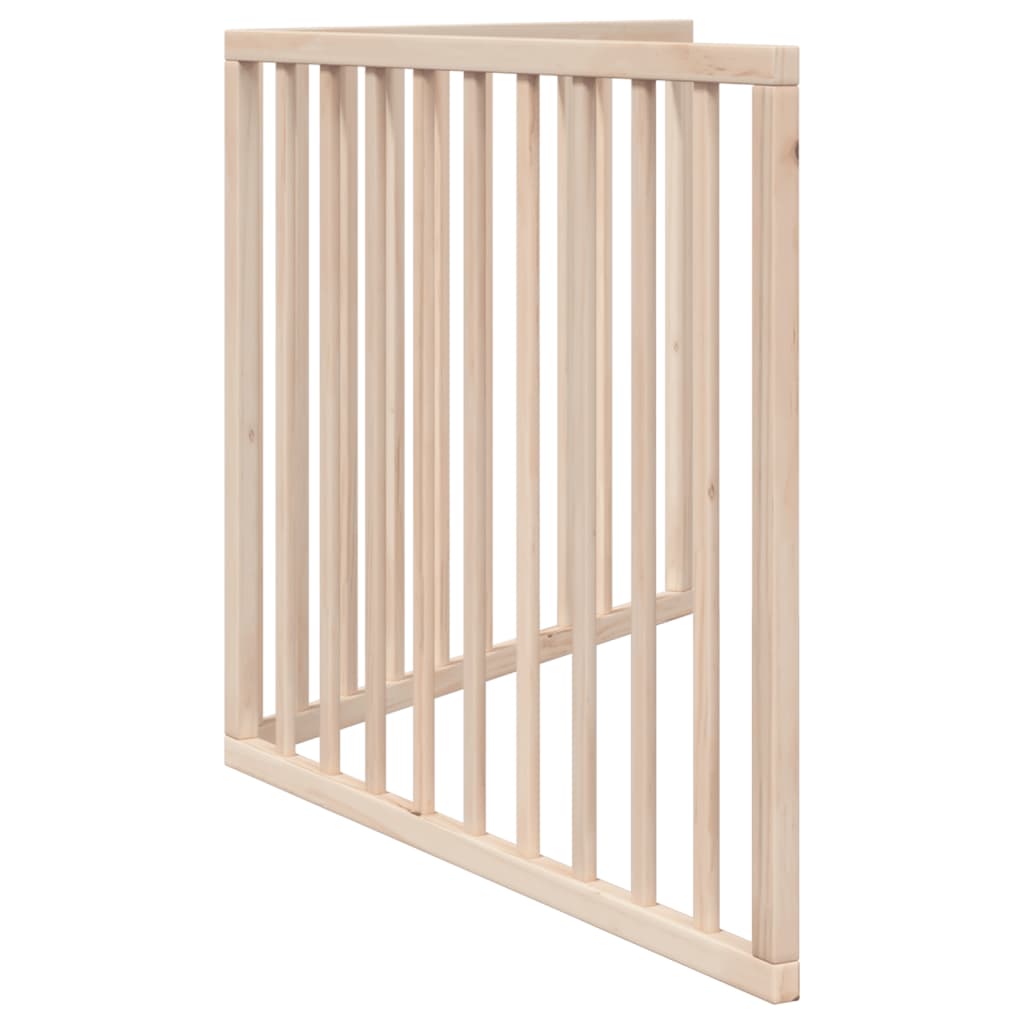 Hundegitter Faltbar 2 Paneele 160 cm Pappelholz