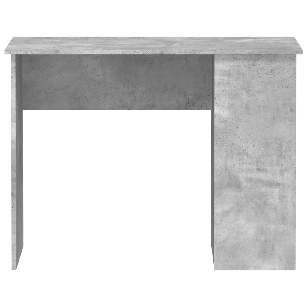 Desk Concrete Grey 100x55x75 cm Engineered Wood