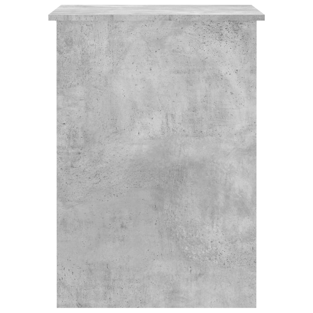 Desk Concrete Grey 100x55x75 cm Engineered Wood