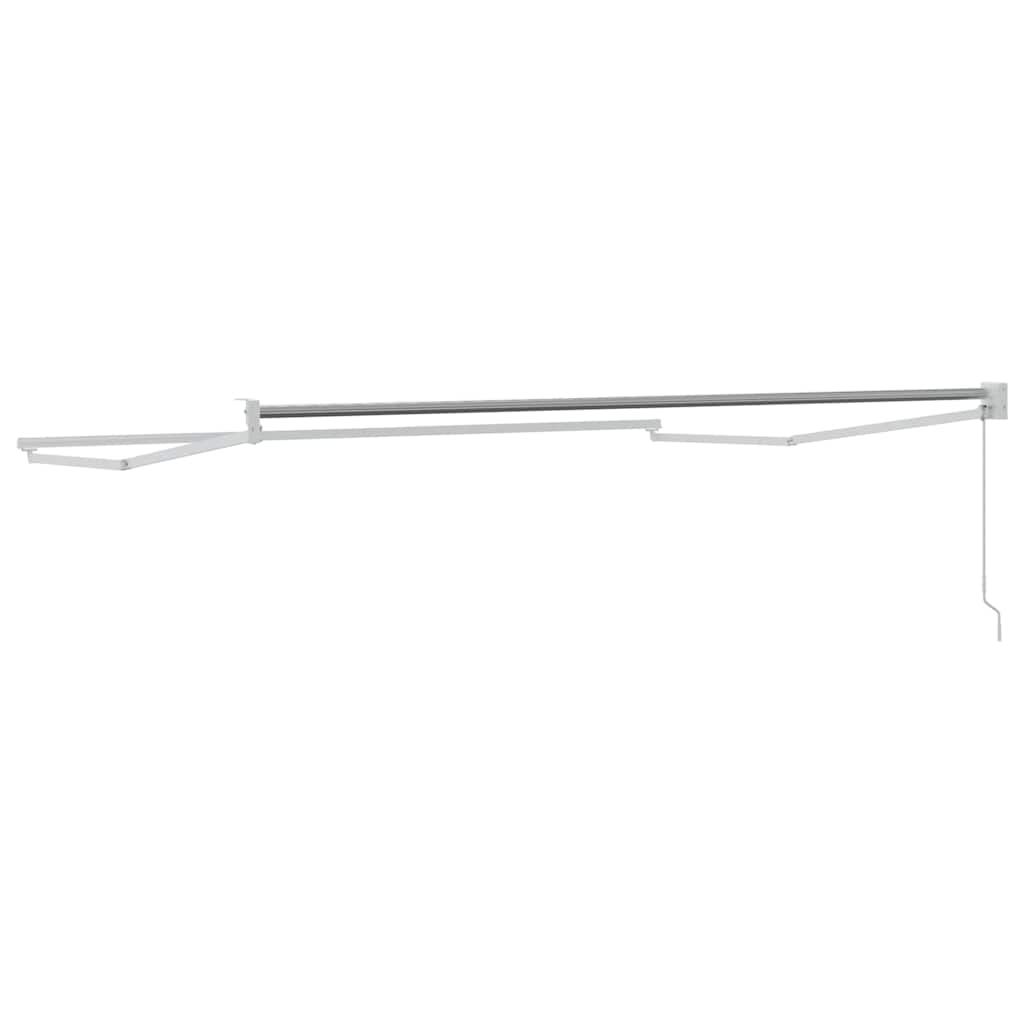 Markise Weiß 3 x 2,5 m Metall