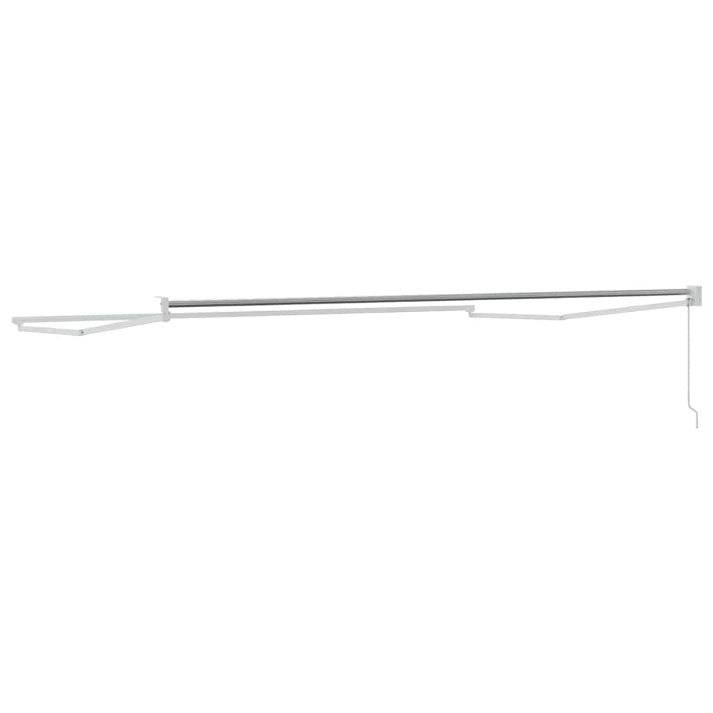 Markise Weiß 4 x 3 m Metall
