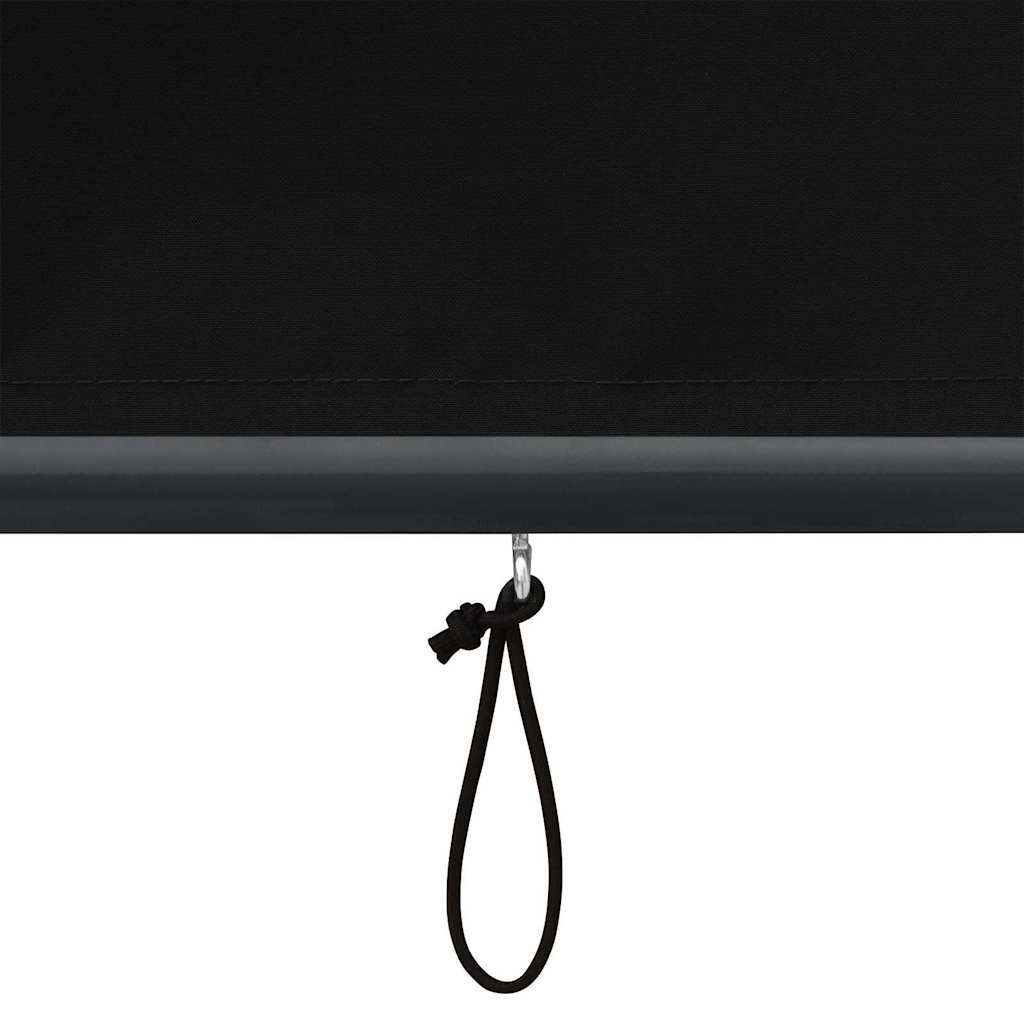 Store avec rideaux anthracite 180 x 250 cm tissu et aluminium