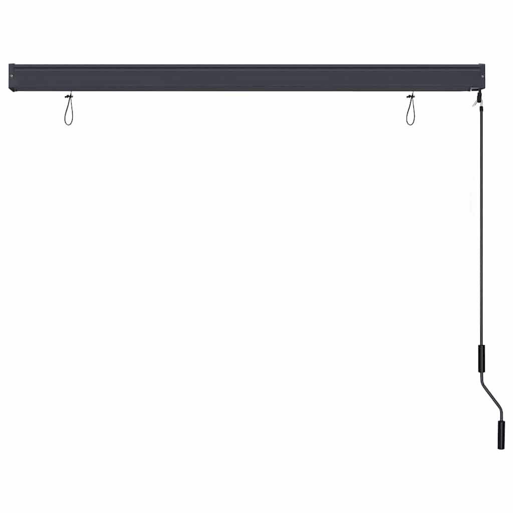 Rollo mit Vorhängen Creme 180 x 250 cm Stoff und Aluminium