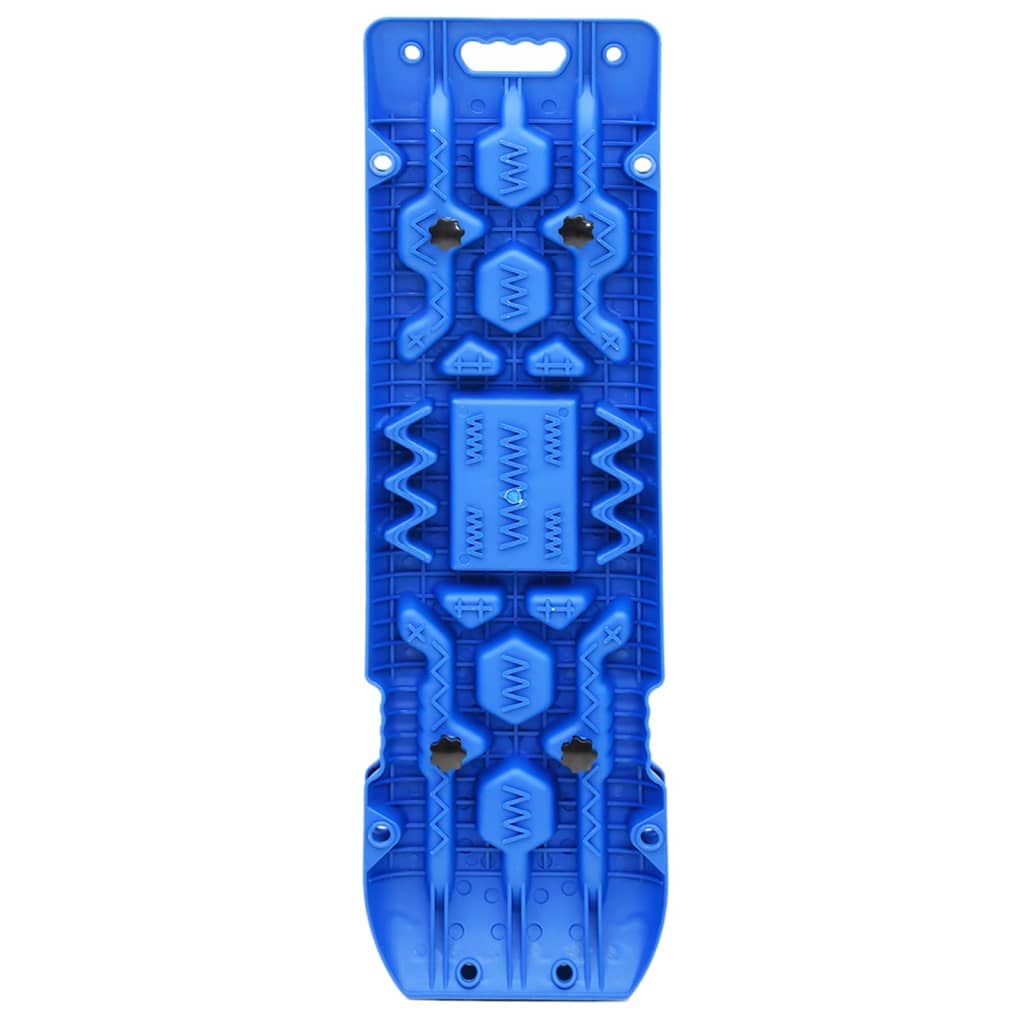 Traktionsmatten 2 Stk. Blau 107x31x7 cm Nylon