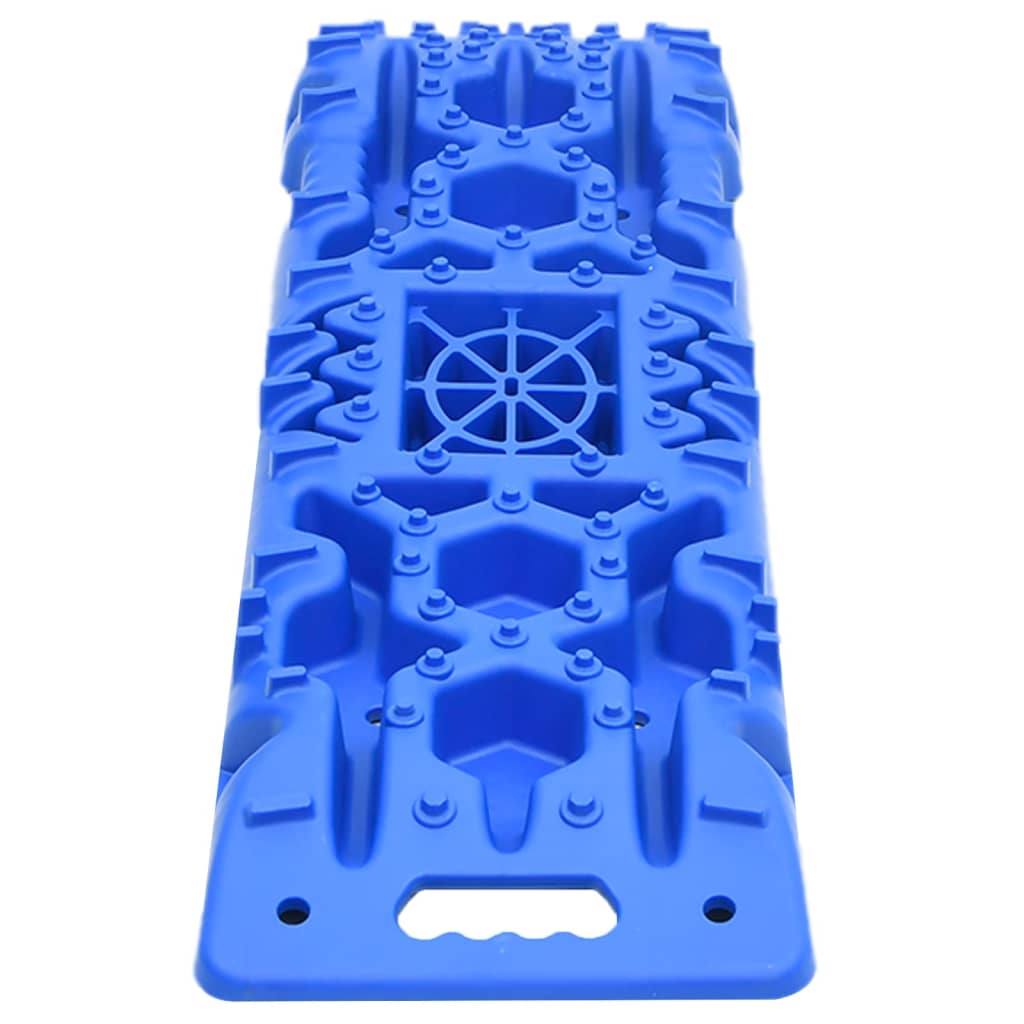 Traktionsmatten 2 Stk. Blau 107x31x7 cm Nylon