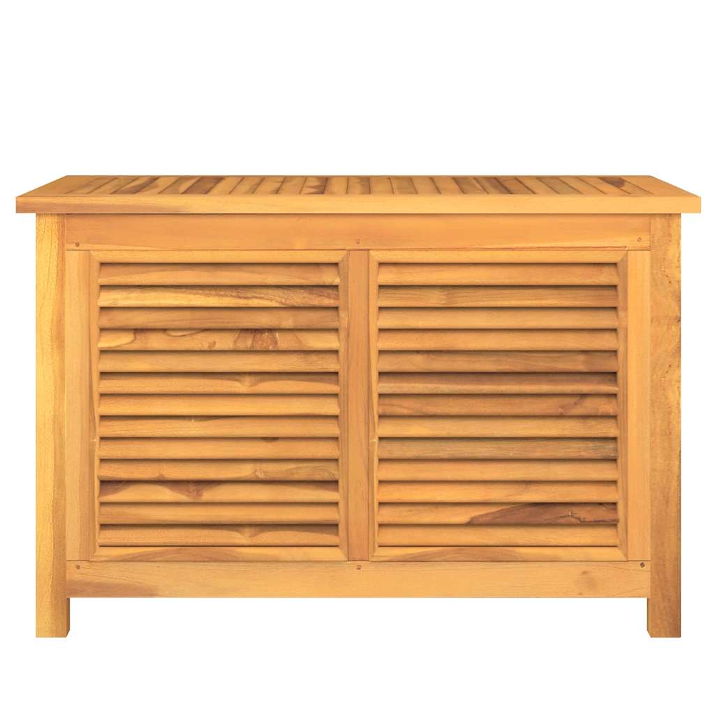 Gartenbox mit Beutel 90x50x58 cm Massivholz Teak