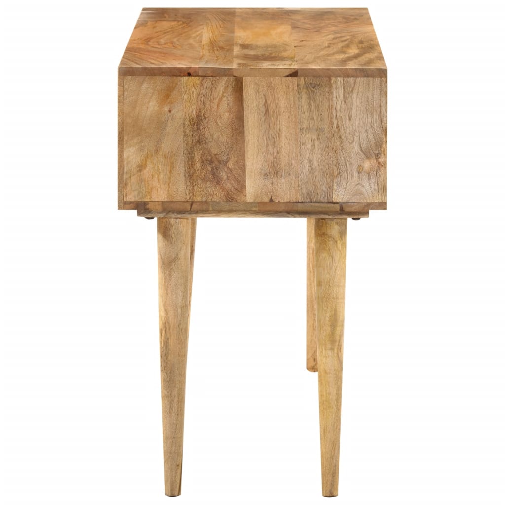 Bureau avec tiroirs 110x47x76 cm Bois massif Manguier