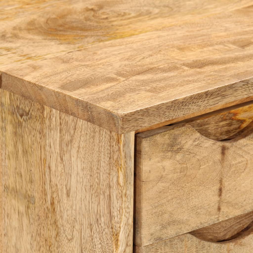 Bureau avec tiroirs 110x47x76 cm Bois massif Manguier