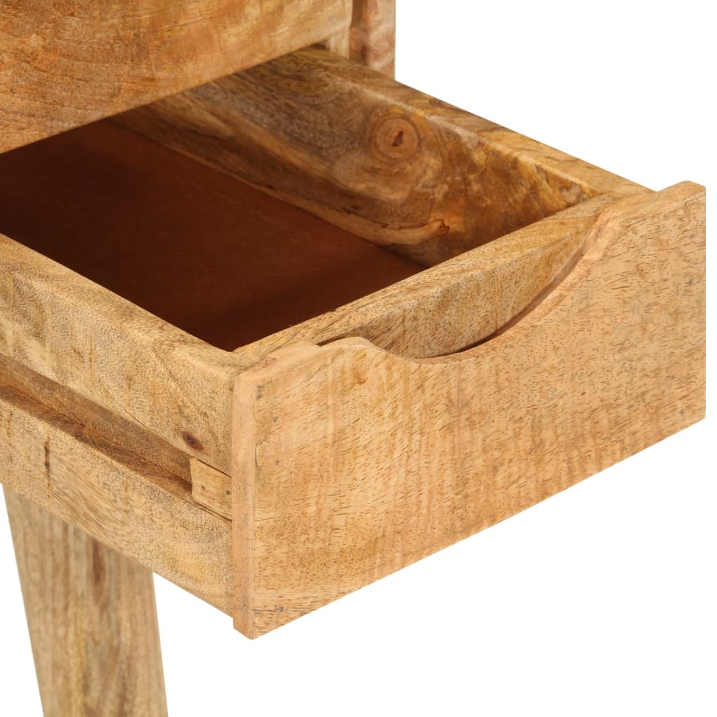 Bureau avec tiroirs 110x47x76 cm Bois massif Manguier